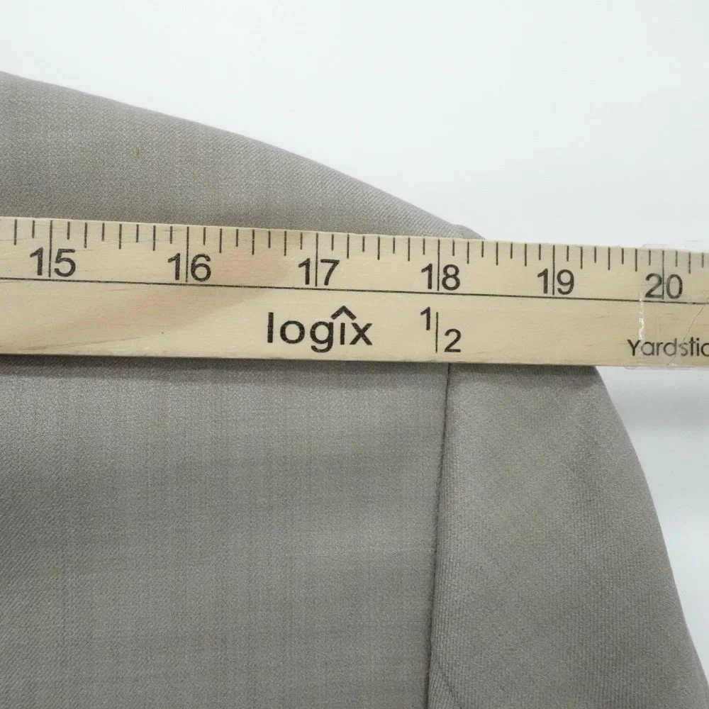 Ermenegildo Zegna Blazer Mens 40R Tan Wool Silk Sport Coat Formal Business Italy